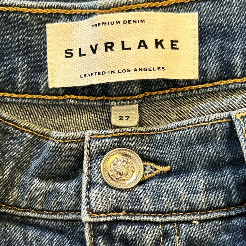 NWOT SLVRLAKE Reese Bootcut Jeans Size 27. Color- Heart of mine. - Picture 6 of 9